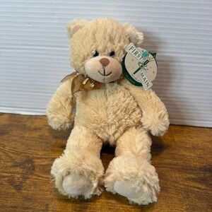 First & Main Boone Teddy Bear Plush 1153 Tan Stuffed Animal Toy Fluffy Lovey 11"